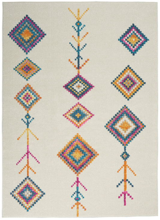 Nourison Home Passion  Ivory Multicolor  Transitional
