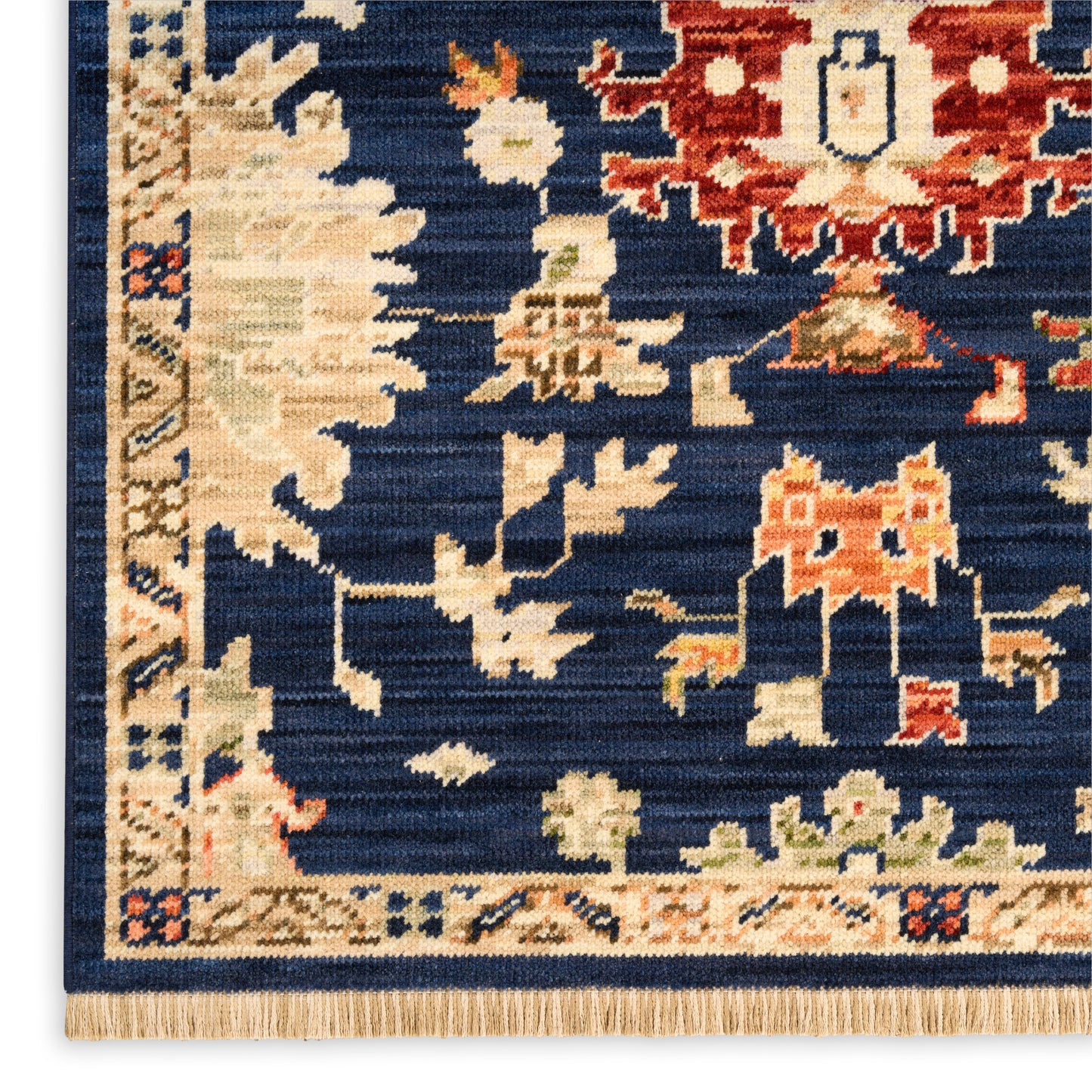 Nourison Home Antique Bloom  Navy  Traditional