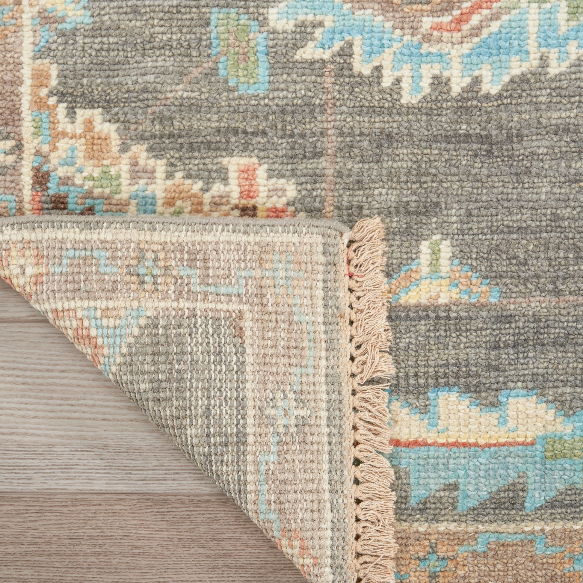 Nourison Home Odessa  Dark Grey Multicolor  Traditional