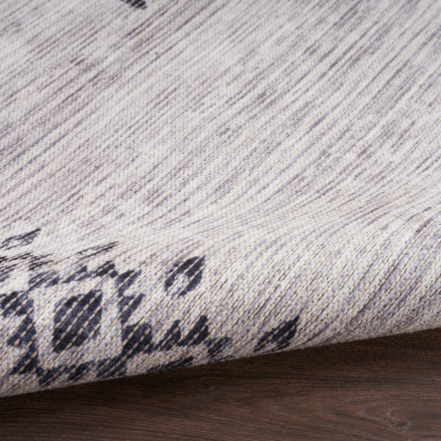 Nourison Home New Concept Washables  Ivory Charcoal  Contemporary