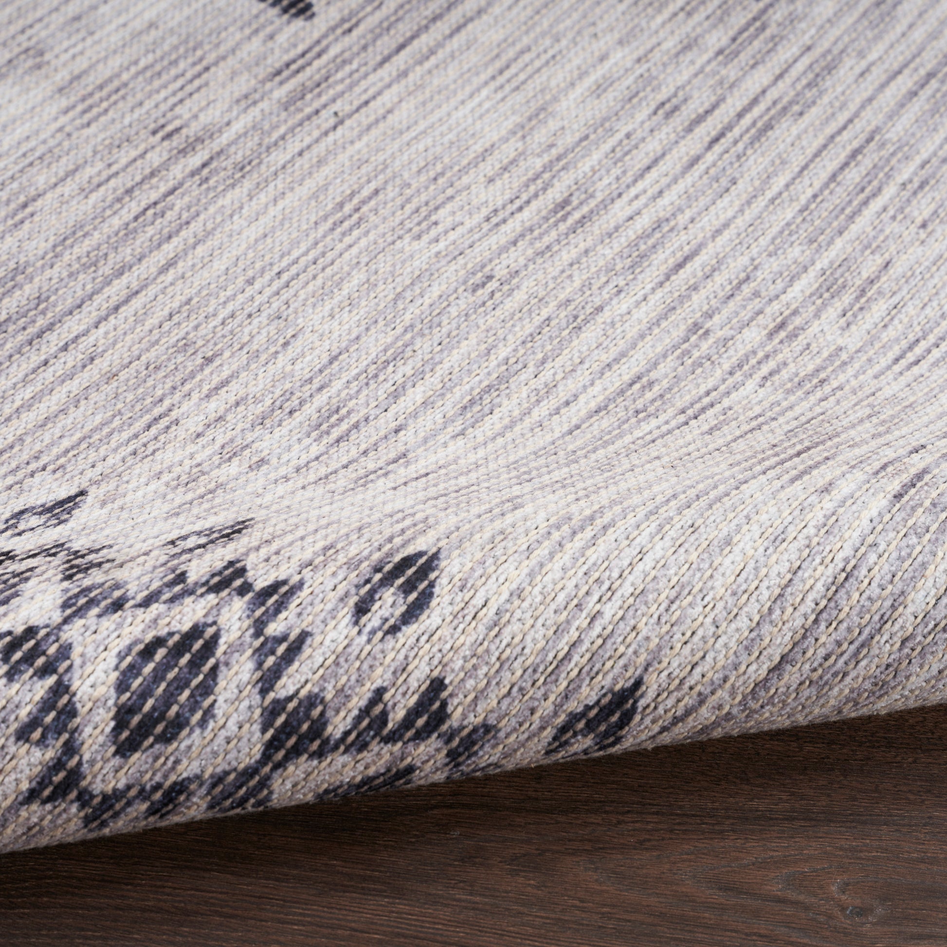 Nourison Home New Concept Washables  Ivory Charcoal  Contemporary