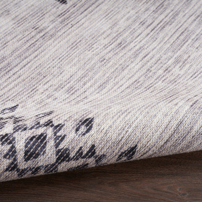 Nourison Home New Concept Washables  Ivory Charcoal  Contemporary
