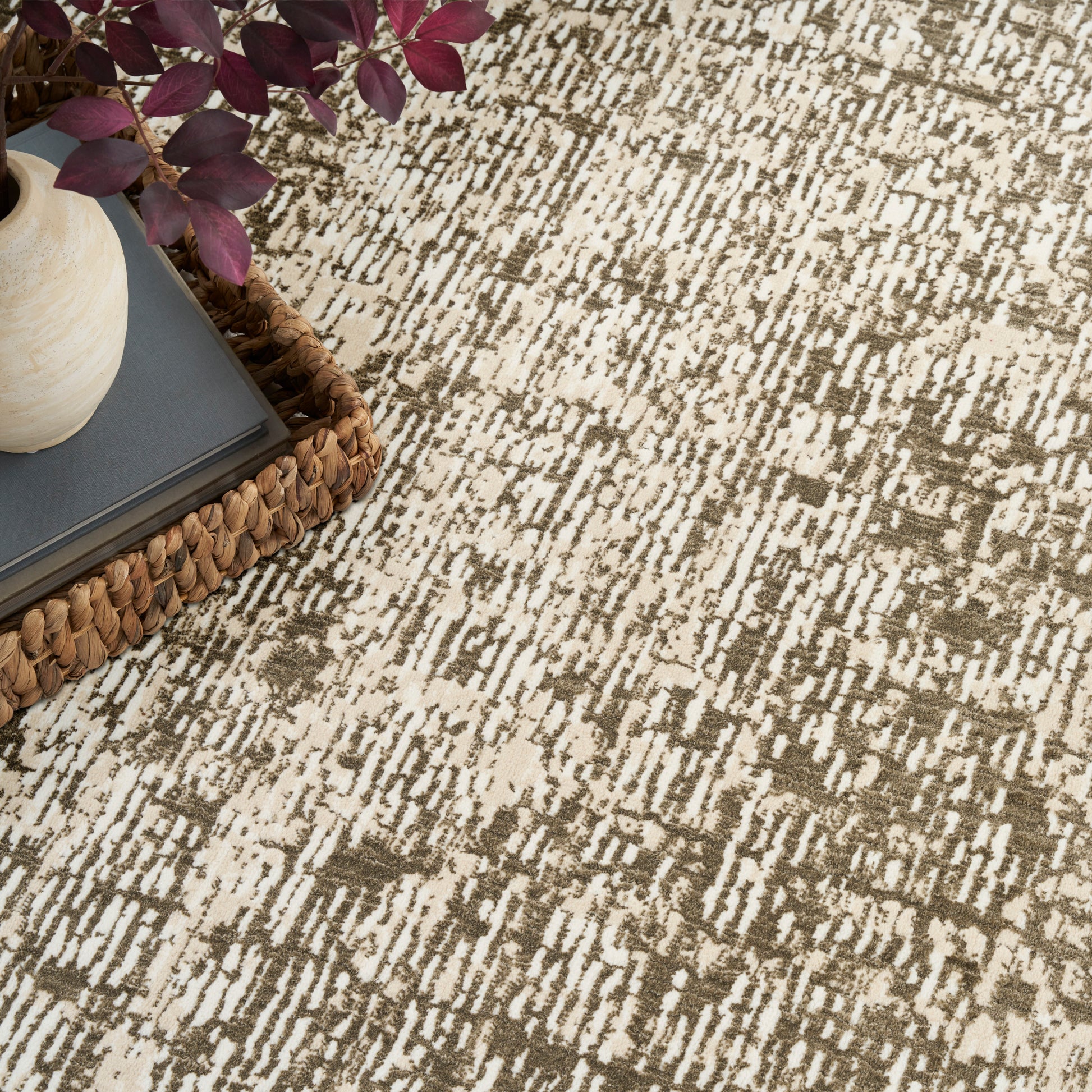 Nourison Home Soft Structure  Mocha  Contemporary
