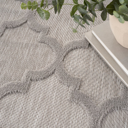 Nourison Home Easy Care  Silver Grey  Contemporary