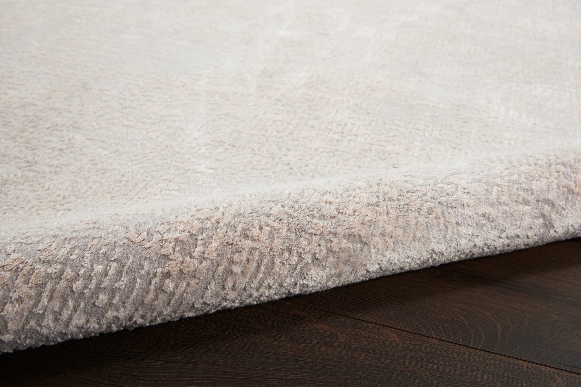 Nourison Home Silky Textures  Ivory Grey  Contemporary