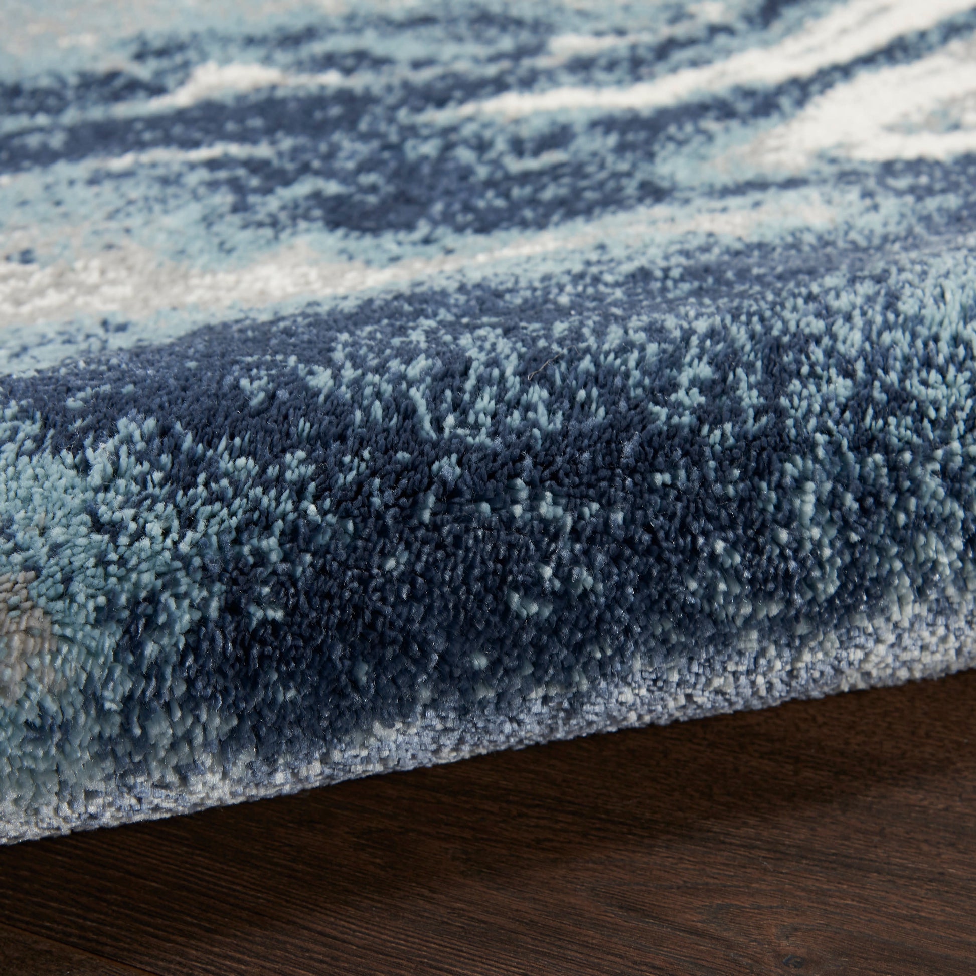 Nourison Home American Manor  Blue Ivory  Contemporary