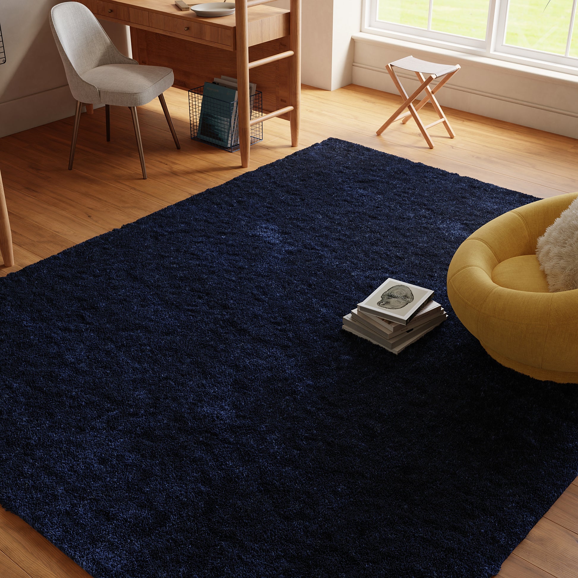 Nourison Home Pacific Shag  Navy  Contemporary