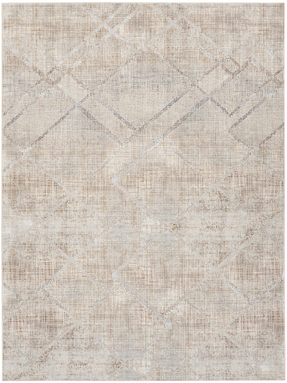 Nourison Home Sparkle ILI03 Grey Mocha Contemporary Power-loomed Rug