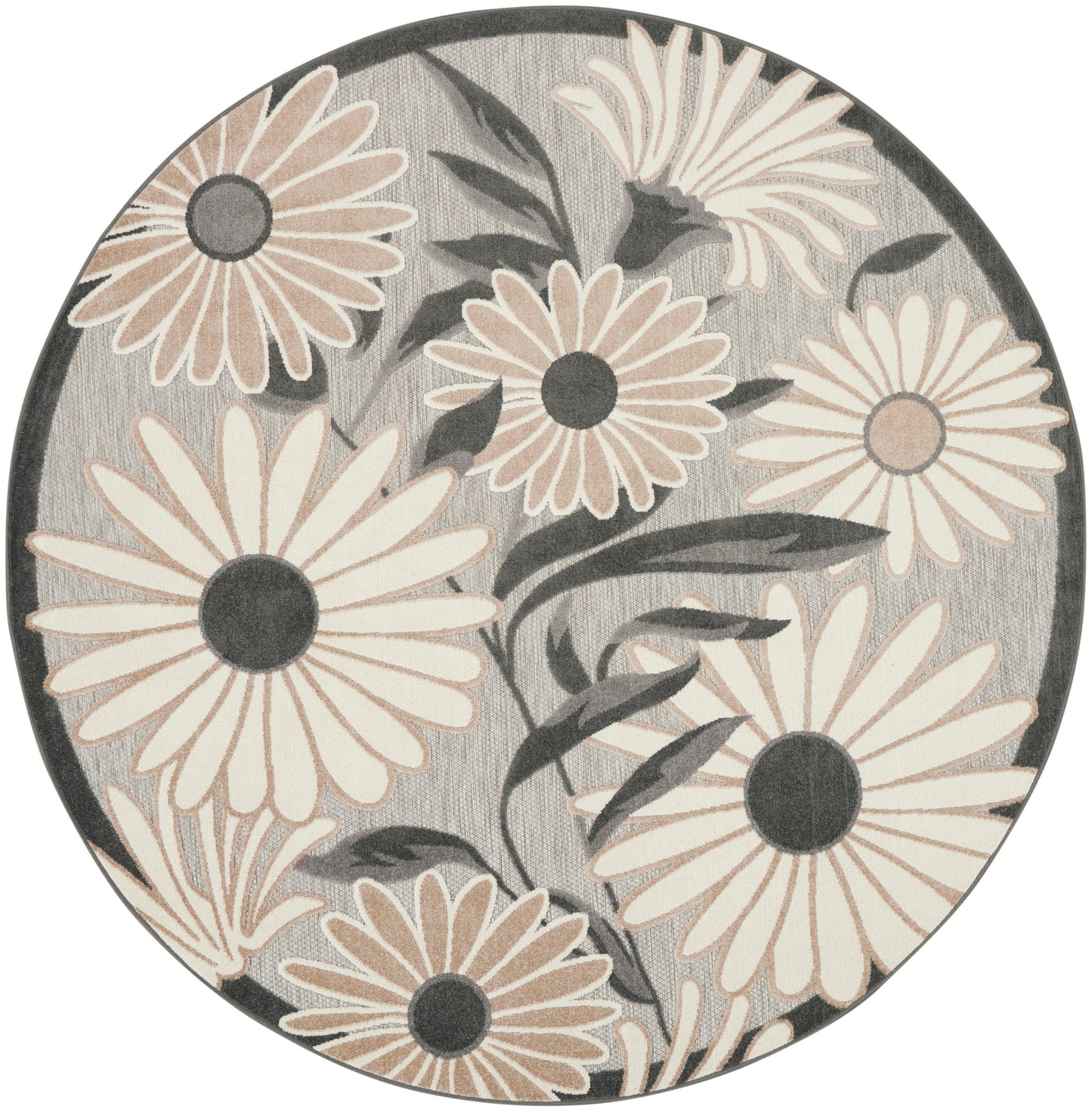 Nourison Home Aloha ALH33 Beige Contemporary Power-loomed Rugs