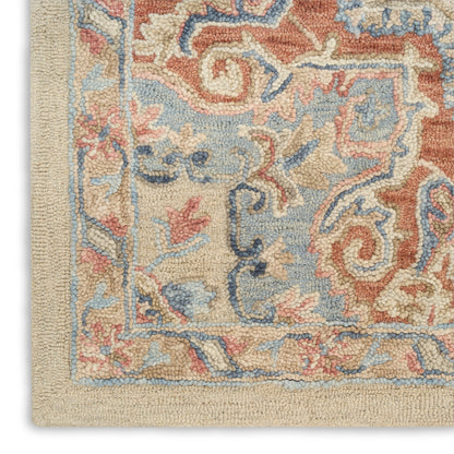 Nourison Home Maison  Ivory Rust  Traditional
