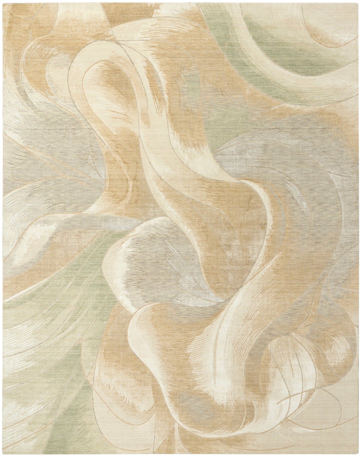 Nourison Home Brushlight  Beige Grey  Contemporary