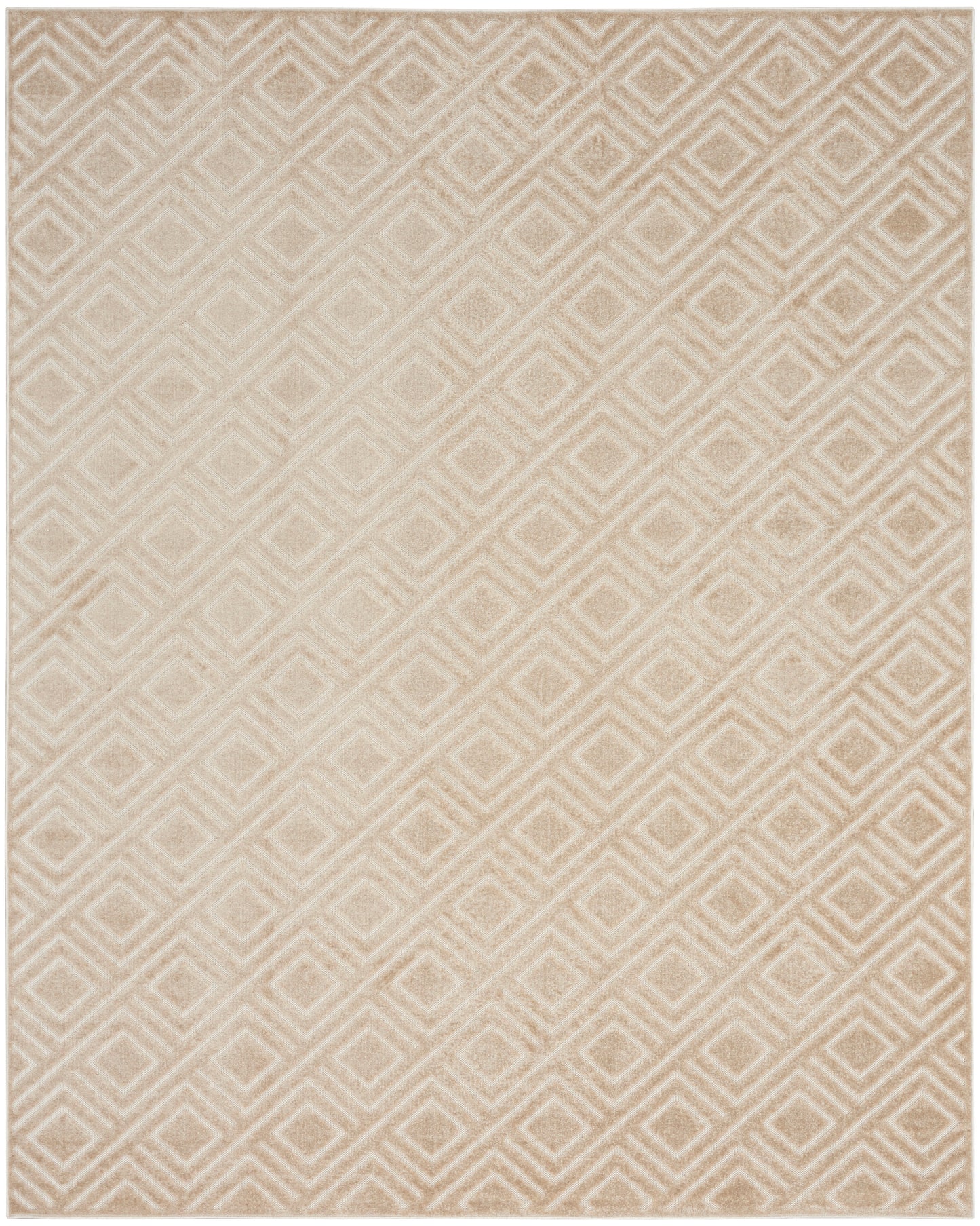 Nourison Home Care Free CAF03 Beige Contemporary Loom-woven Rug