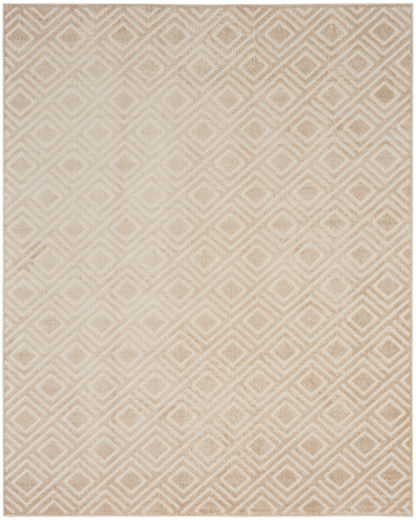 Nourison Home Care Free CAF03 Beige Contemporary Loom-woven Rug