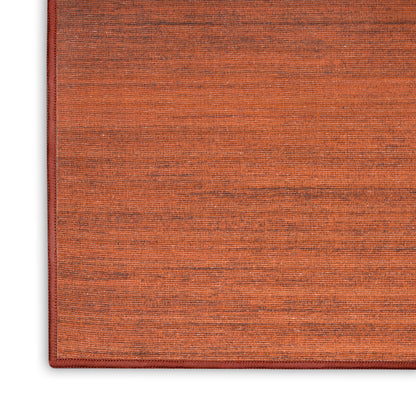 Nourison Home Washable Essentials  Brick  Contemporary