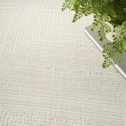 Nourison Home Sustainable Trends  Ivory  Contemporary