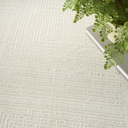 Nourison Home Sustainable Trends  Ivory  Contemporary