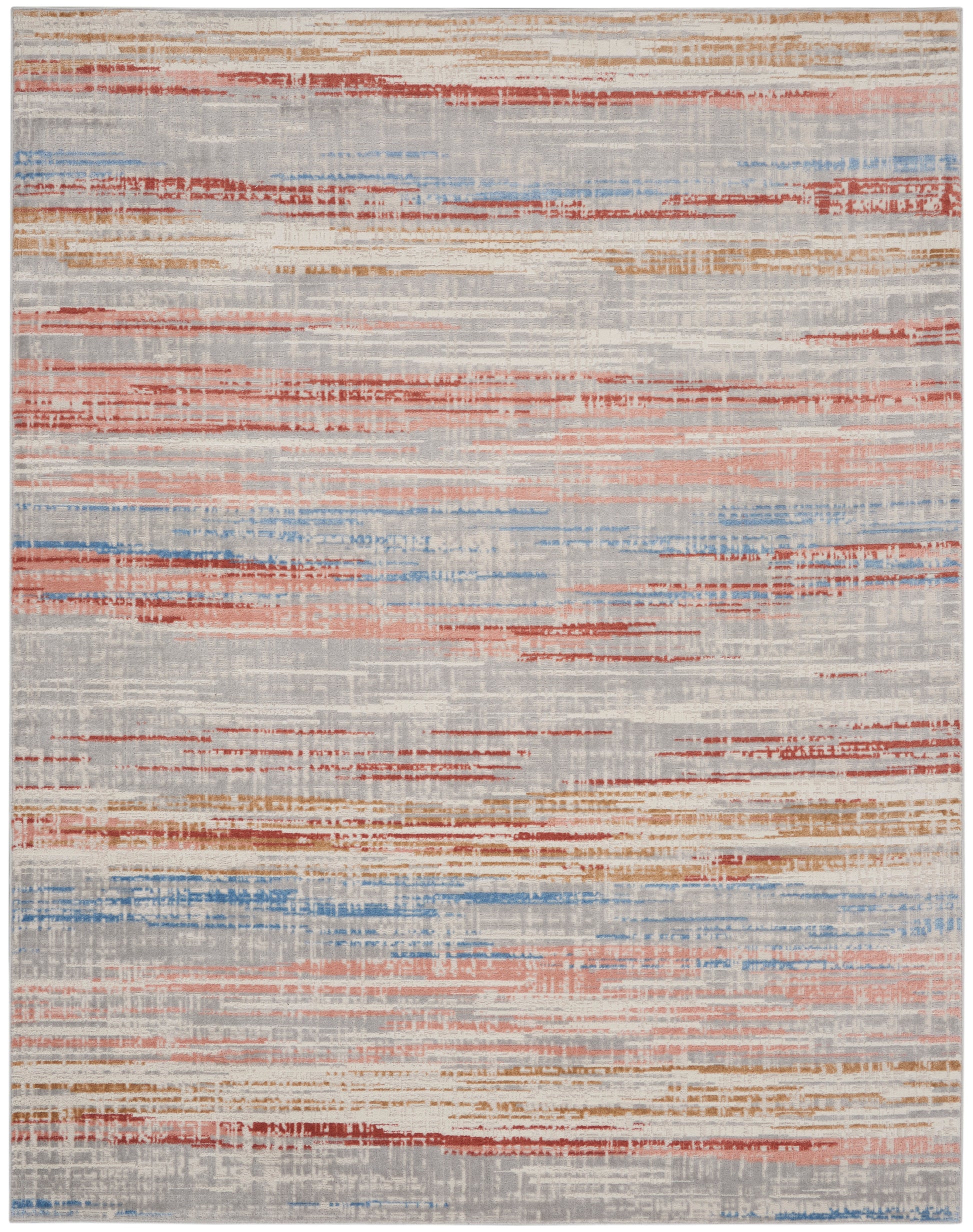 Nourison Home Elation  Ivory Multicolor  Contemporary