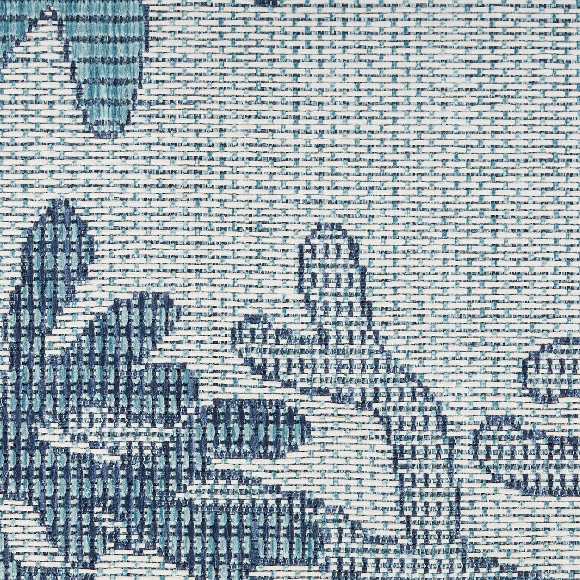 Nourison Home Garden Oasis  Blue  Contemporary