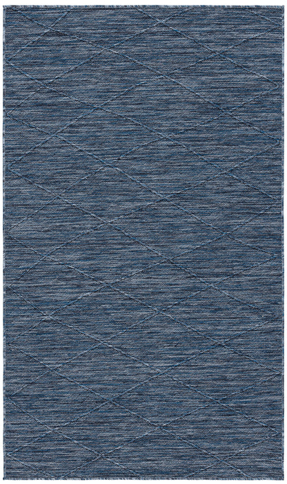 Nourison Home Washable Solutions WSL01 Navy Blue Contemporary Power-loomed Rug