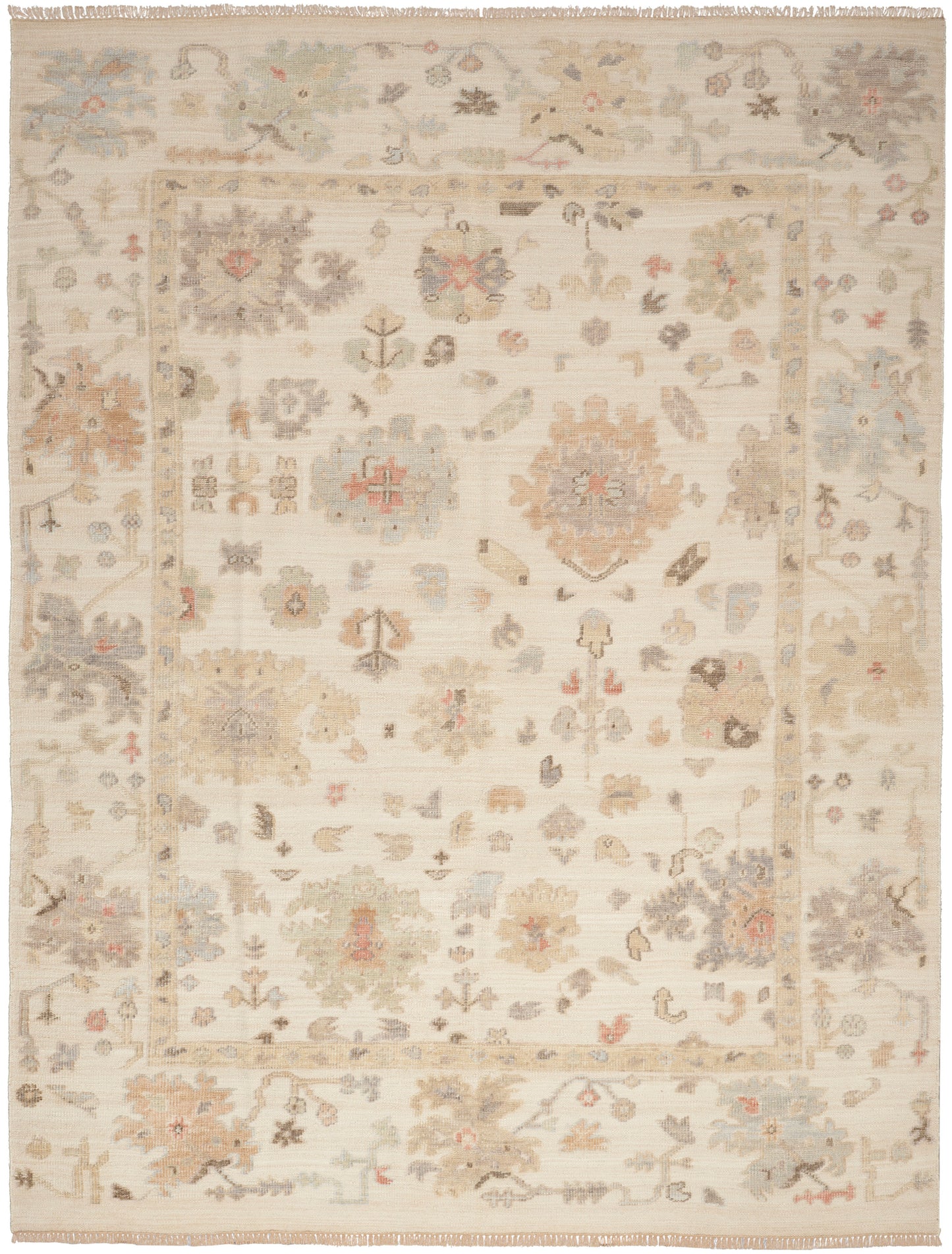 Nourison Home Whispers WHP04 Ivory Traditional Hand Knotted Rug