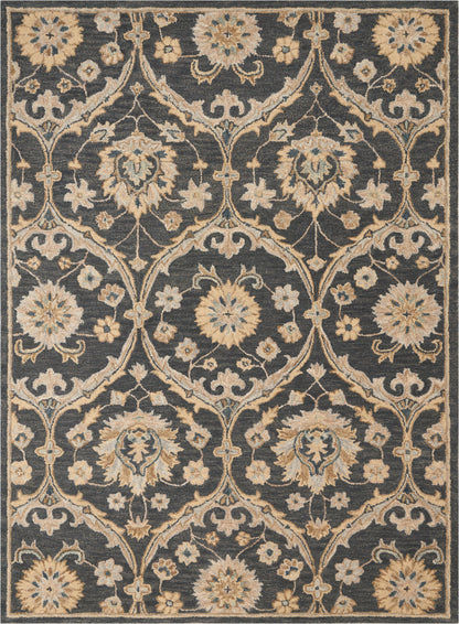 Nourison Home Jazmine JAZ03 Navy Traditional Tufted Rug