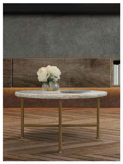 Eclectic Home Cocktail Table Ambrosia White - Furnitures - Eclectic Home - Atlanta Designer Rugs