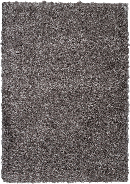 Nourison Home Luxe Shag  Charcoal  Contemporary