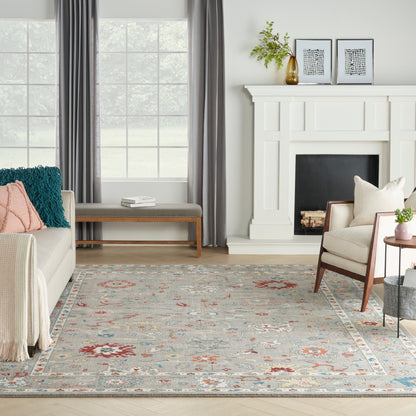 Nourison Home Parisa  Grey  Traditional