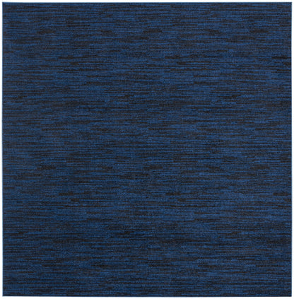 Nourison Home Nourison Essentials NRE01 Midnight Blue Contemporary Power-loomed Rug