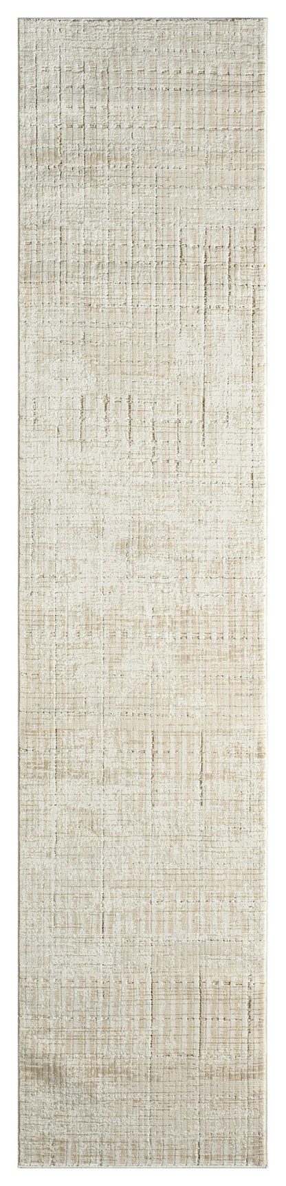 DKNY Grand Street GRN02 Ivory Beige Contemporary Power-loomed Rug