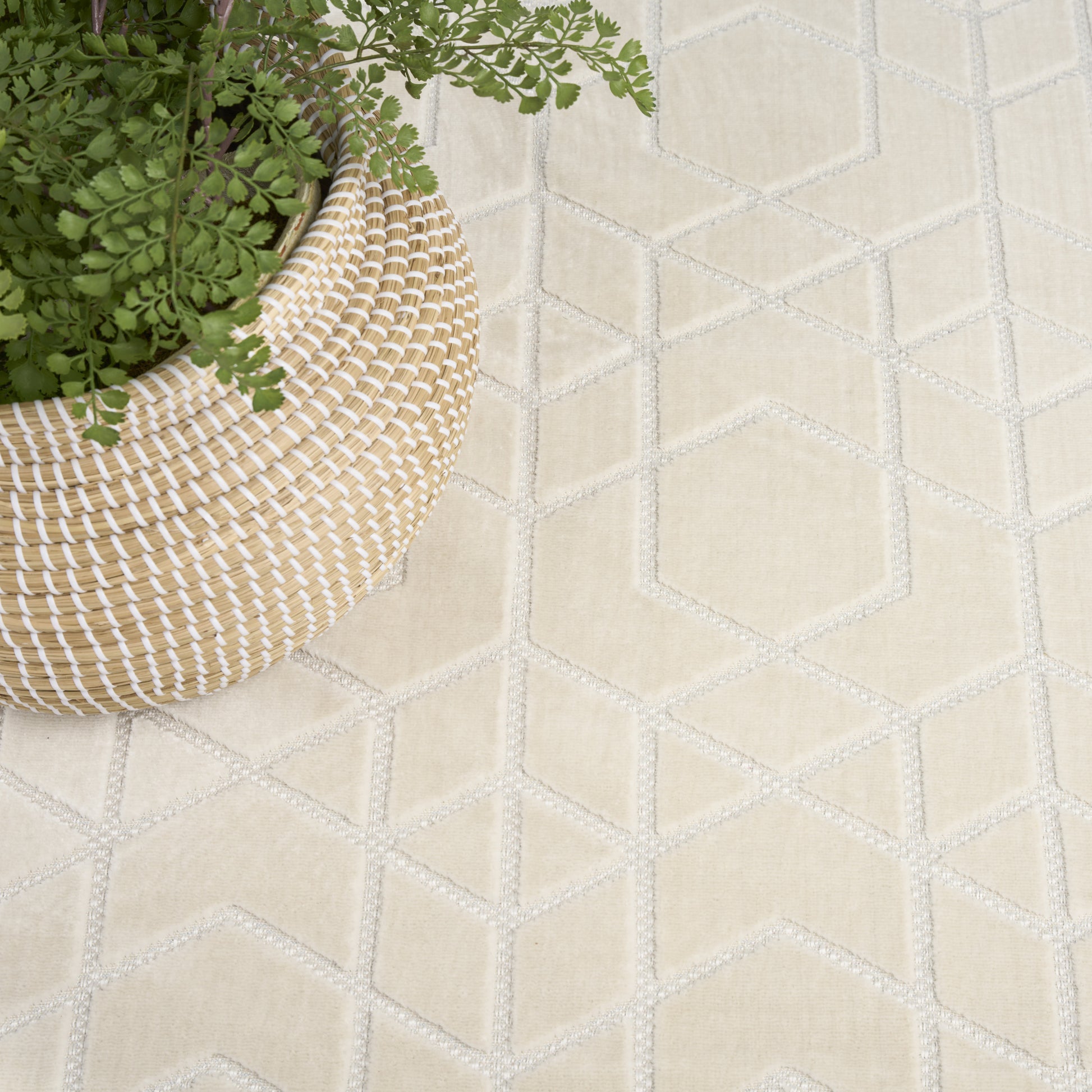 Nourison Home Washable Charm  Ivory  Contemporary