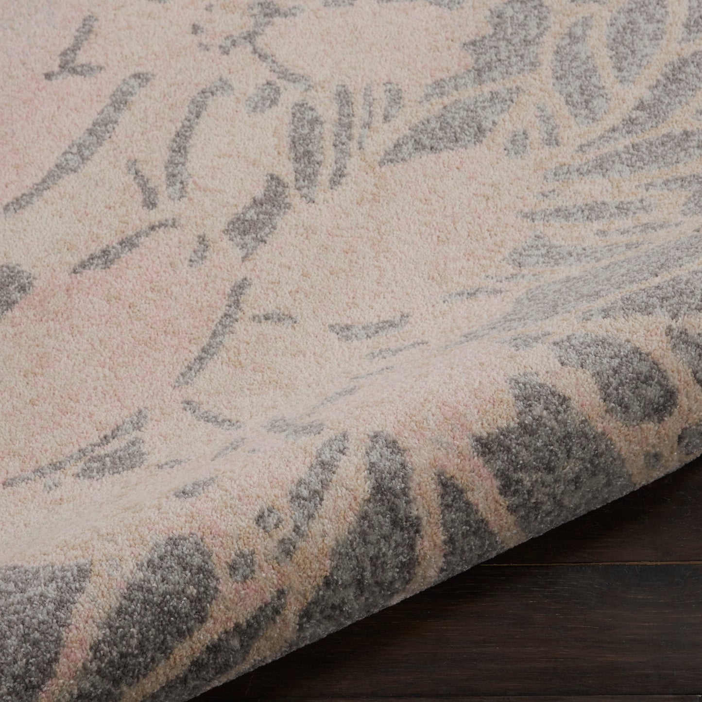 Nourison Home Tranquil  Grey Pink  Contemporary