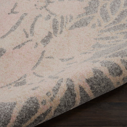 Nourison Home Tranquil  Grey Pink  Contemporary