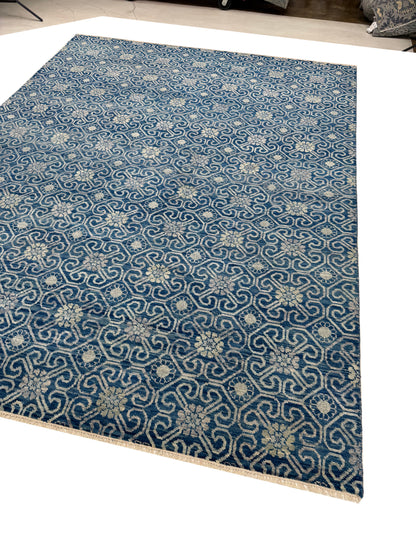 Artisan Samara Blue Transitional Knotted Rug