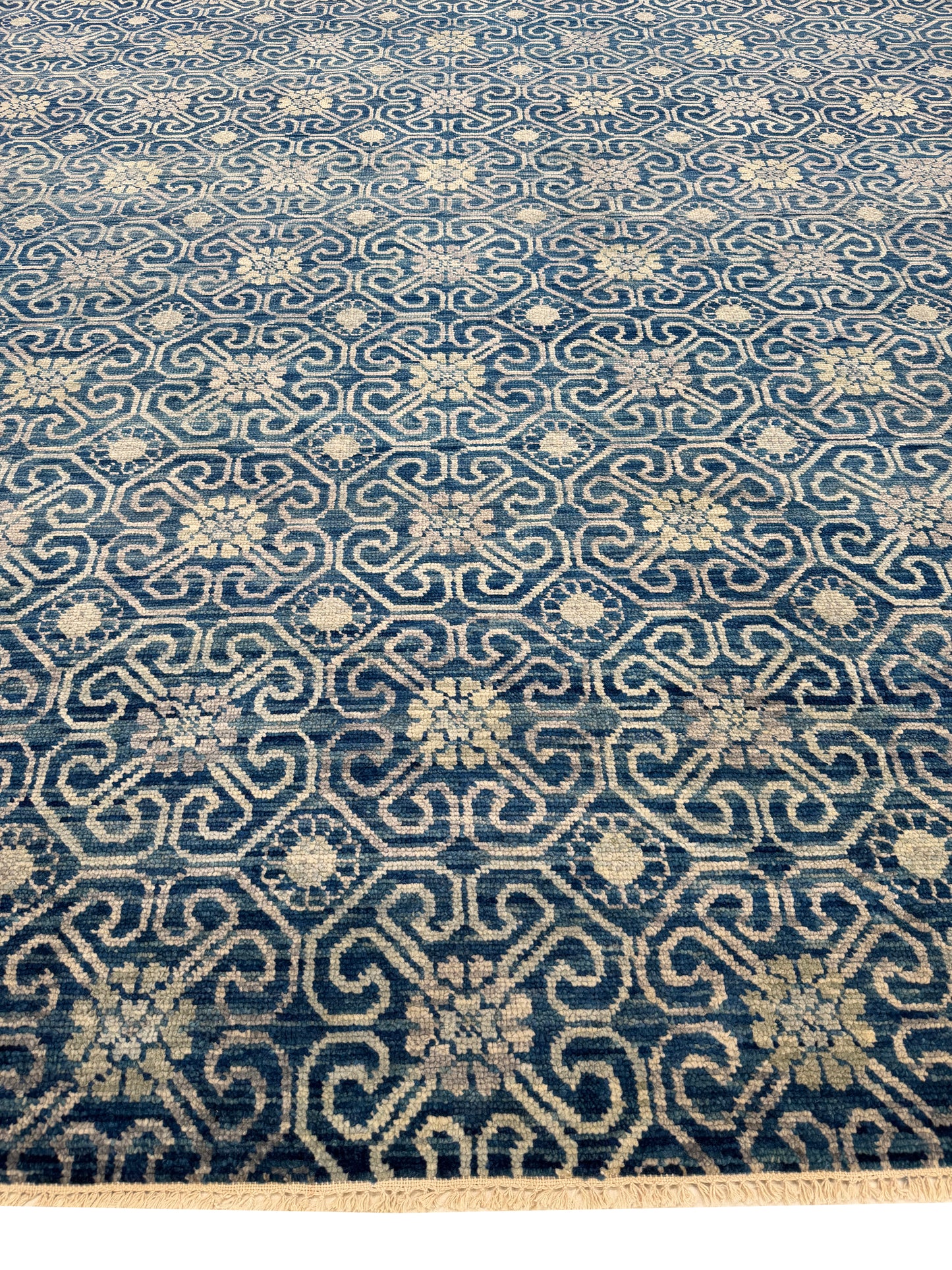Artisan Samara Blue Transitional Knotted Rug