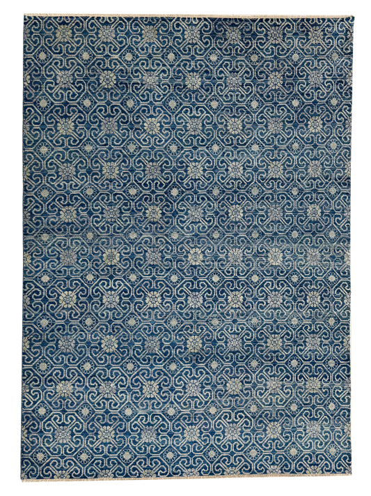 Artisan Samara Blue Transitional Knotted Rug