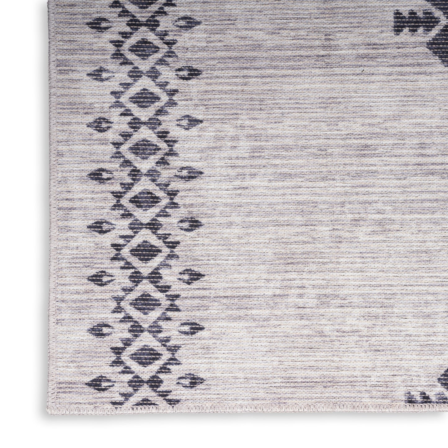 Nourison Home New Concept Washables  Ivory Charcoal  Contemporary