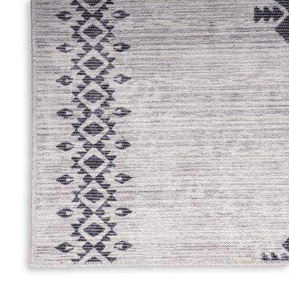 Nourison Home New Concept Washables  Ivory Charcoal  Contemporary