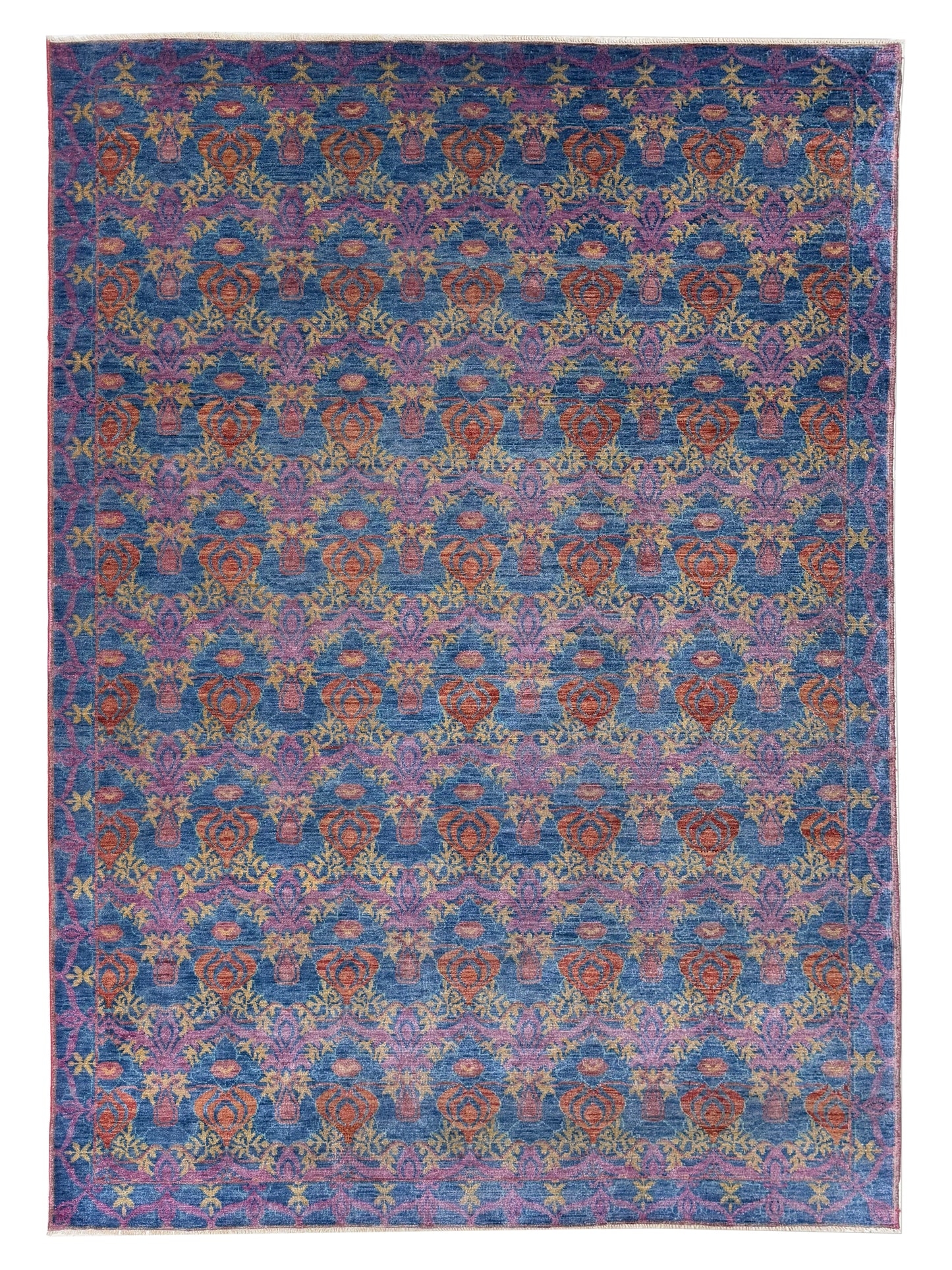 Artisan Samara Multi Rust Transitional Knotted Rug