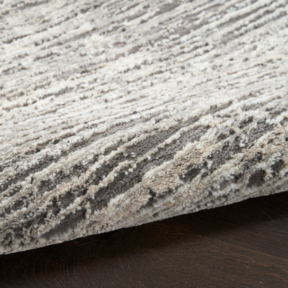 Nourison Home Sustainable Trends  Ivory Grey  Contemporary