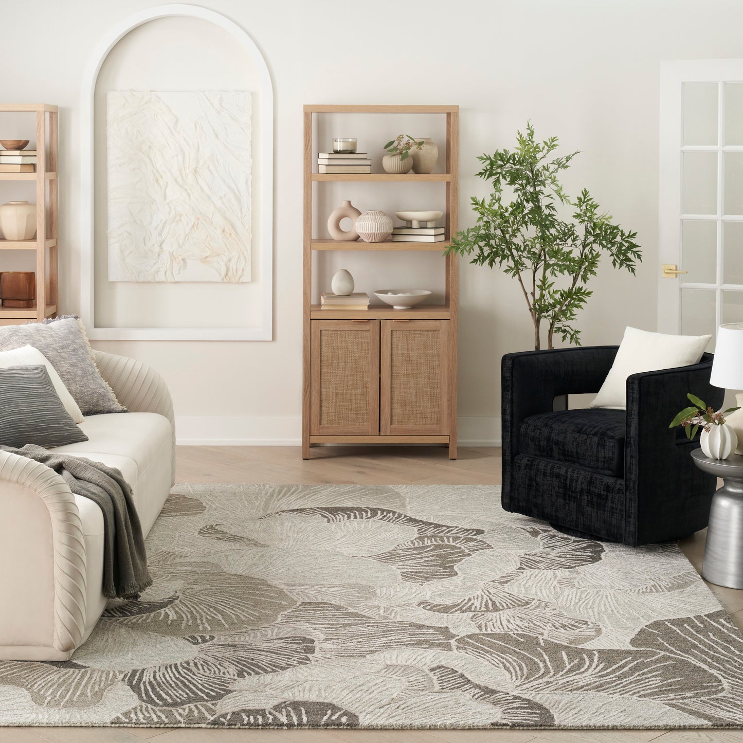 Nourison Home Avra  Grey  Contemporary
