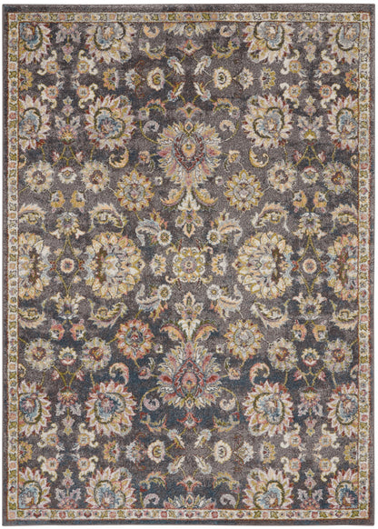Nourison Home Soraya SOR02 Charcoal Multi Transitional Power-loomed Rug