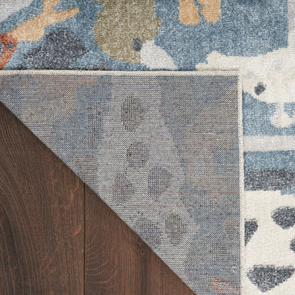 Nourison Home Astra Machine Washable  Multicolor  Contemporary