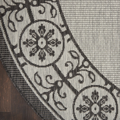 Nourison Home Country Side  Ivory Charcoal  Transitional