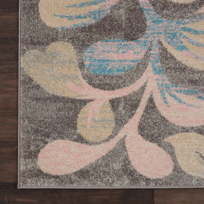 Nourison Home Tranquil  Grey Beige  Contemporary