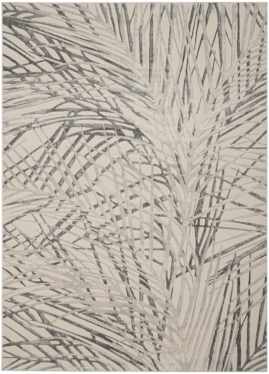 Nourison Home Rustic Textures  Ivory Grey  Contemporary