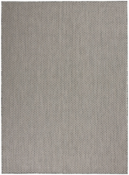 Nourison Home Courtyard COU01 Ivory Charcoal Contemporary Power-loomed Rug