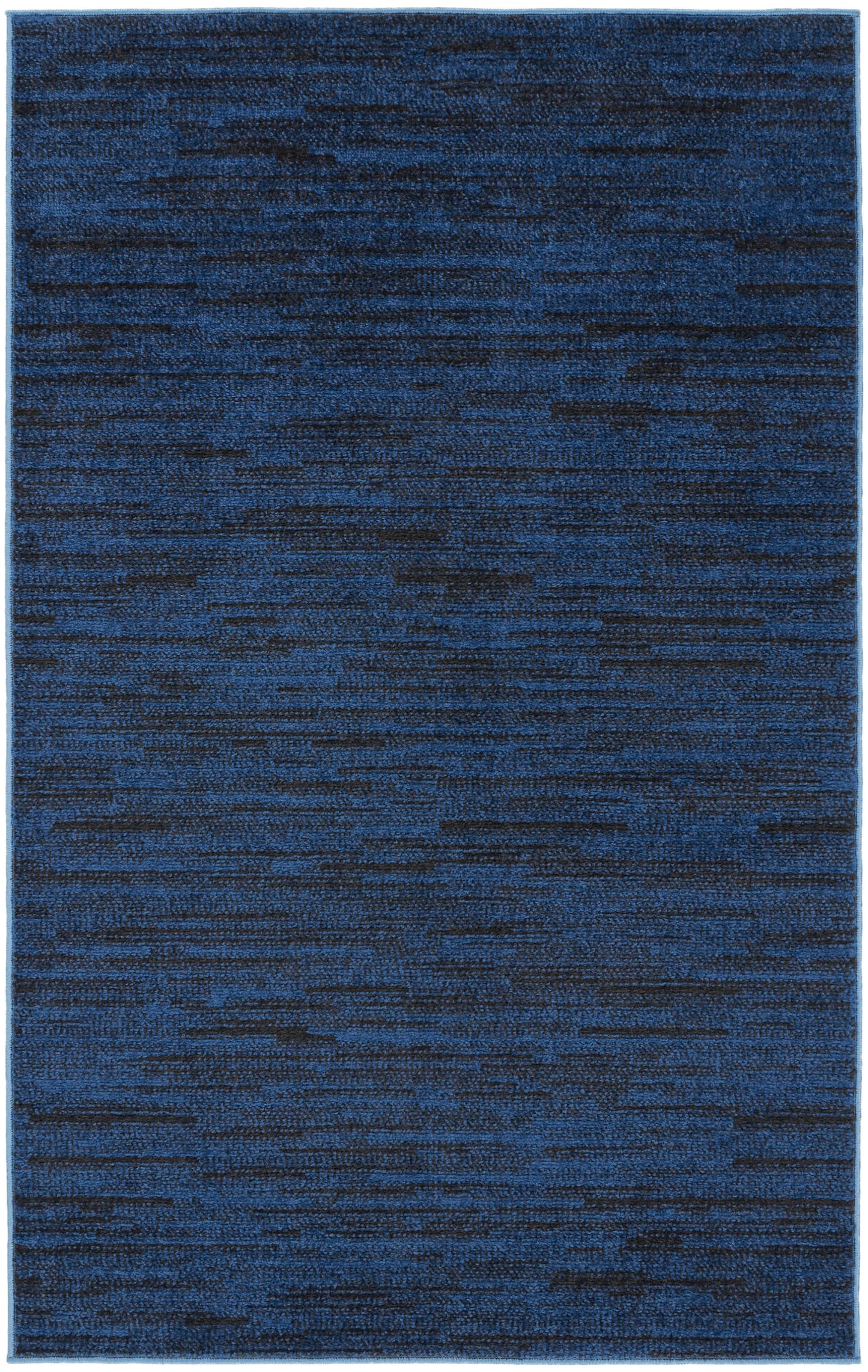 Nourison Home Nourison Essentials NRE01 Midnight Blue Contemporary Power-loomed Rug
