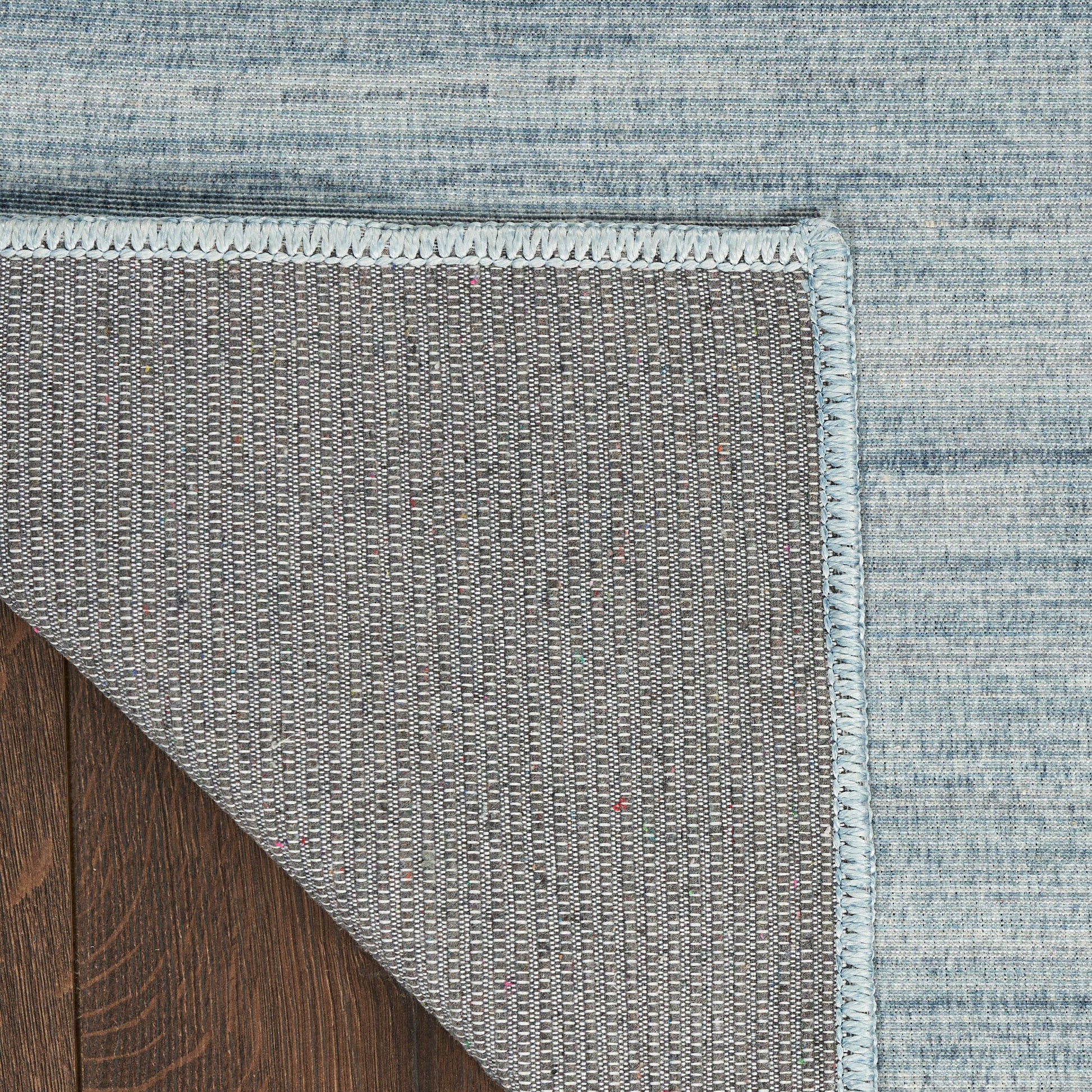 Nourison Home Washable Essentials  Aqua  Contemporary