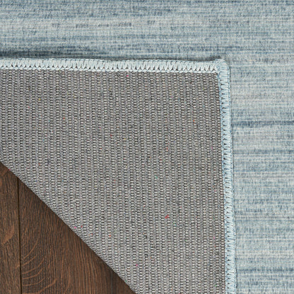 Nourison Home Washable Essentials  Aqua  Contemporary